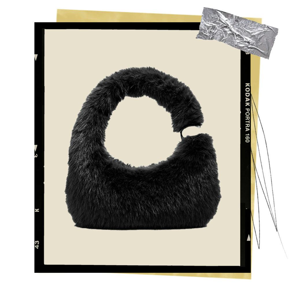Faux Fur Figures Bag