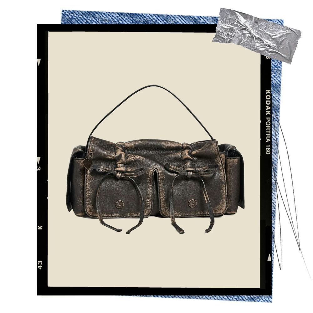 Multipocket Vintage Shoulder Bag