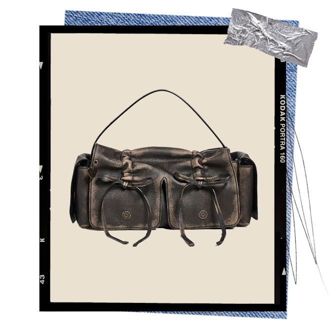 Multipocket Vintage Shoulder Bag