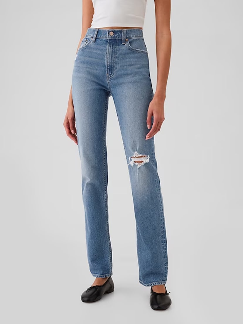 High-Rise '90s Straight Jeans