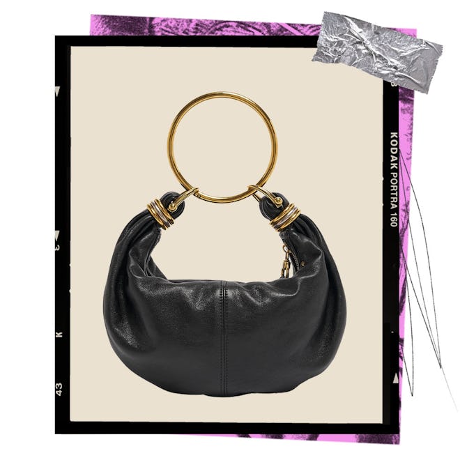Bracelet Bag Mini in Shiny Grained Calfskin