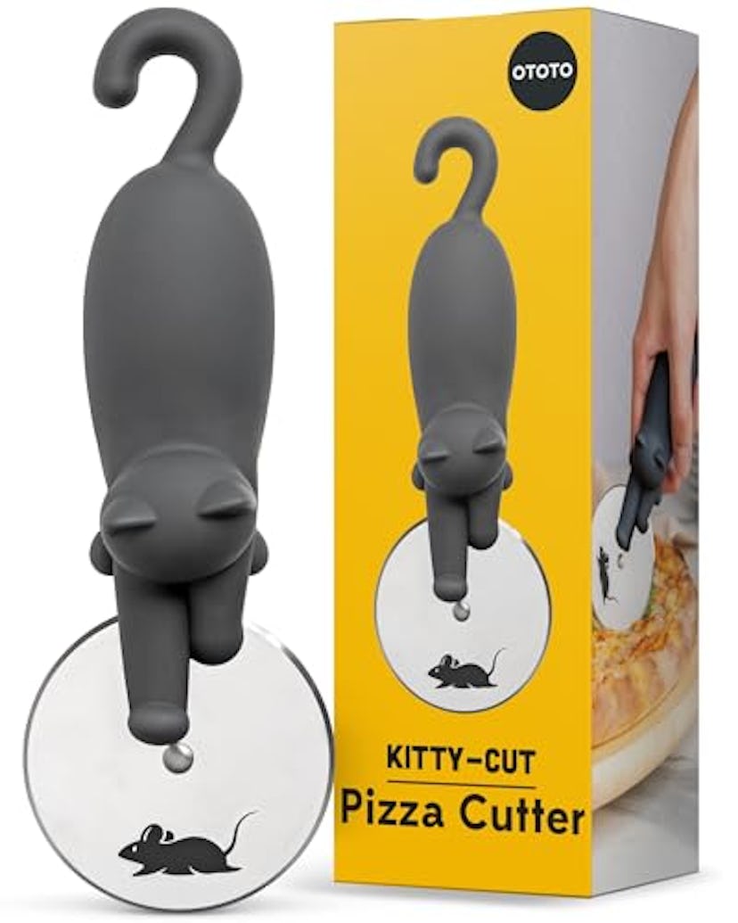 OTOTO Kitty Cut Pizza Cutter Wheel 