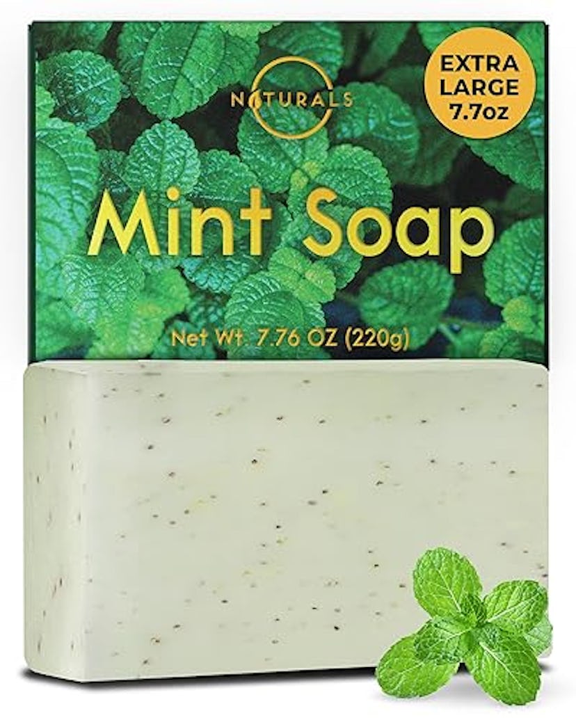 O NATURALS Exfoliatingj Mint Soap Bar 