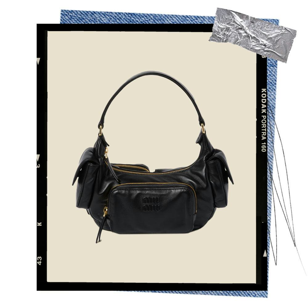 Nappa Leather Pocket Bag