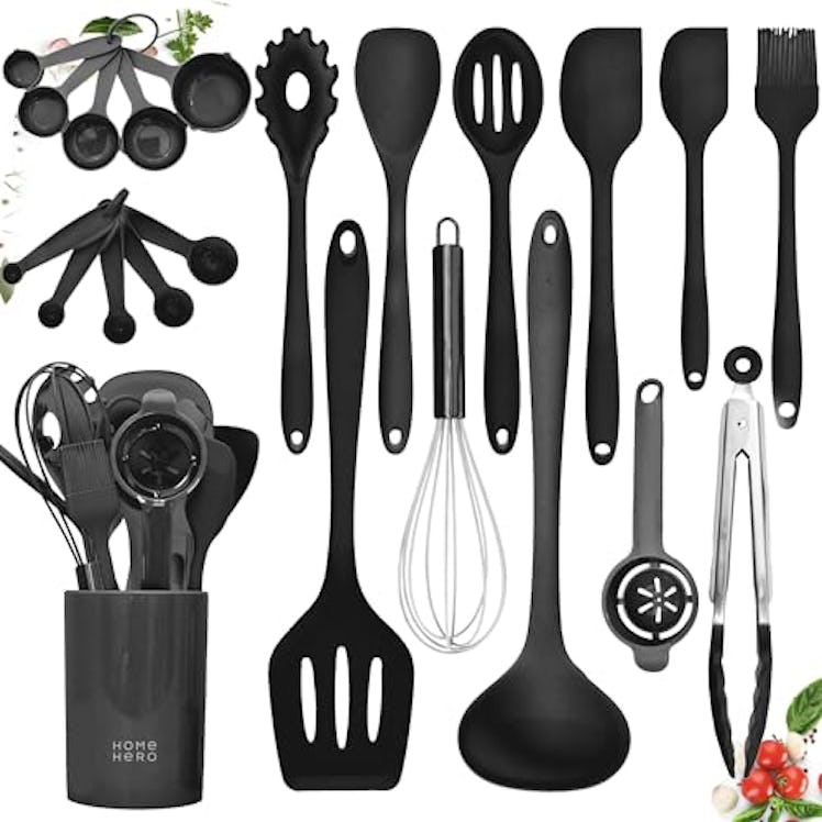 Home Hero Silicone Kitchen Utensils Set (22 Pieces)