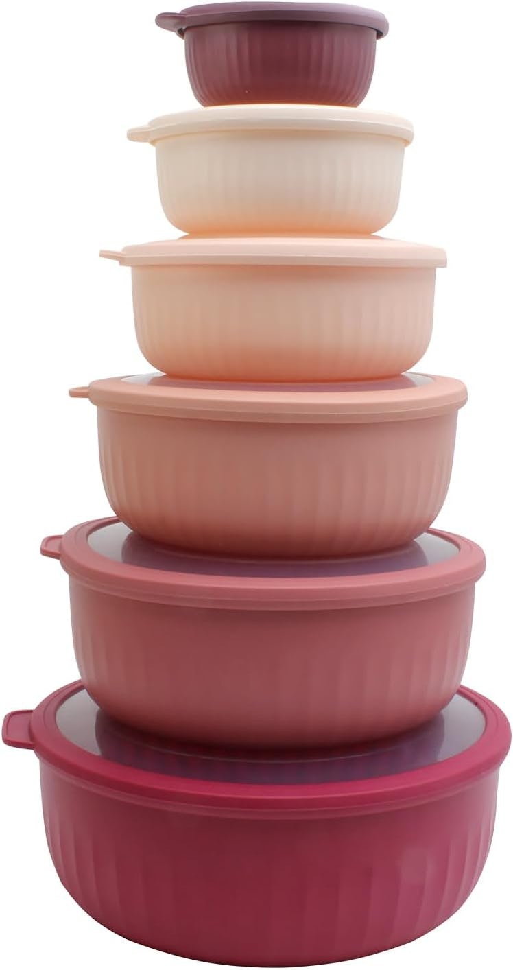 COOK WITH COLOR Nesting Prep Bowls With Lids