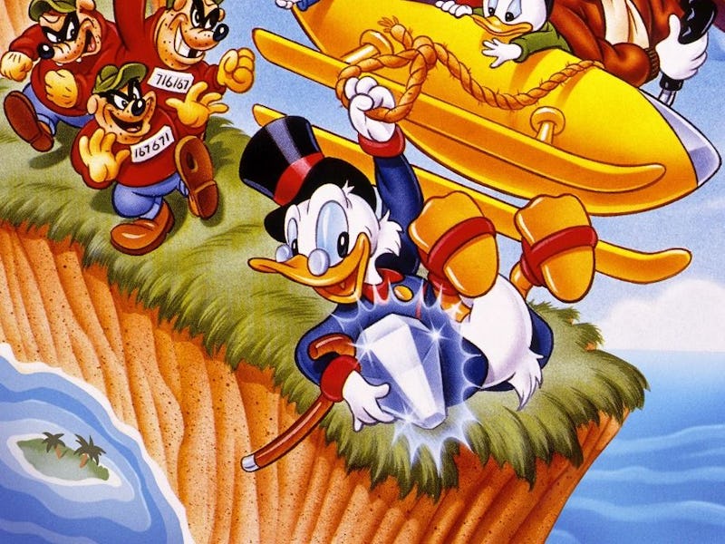 Box art for 1989's DuckTales on NES