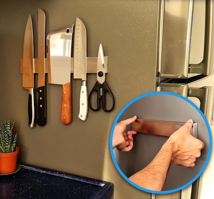 HMmagnets Magnetic Knife Bar for Refrigerator