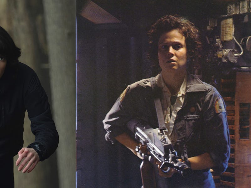 Anya Taylor-Joy and Sigourney Weaver in 'The Gorge' and 'Alien.'