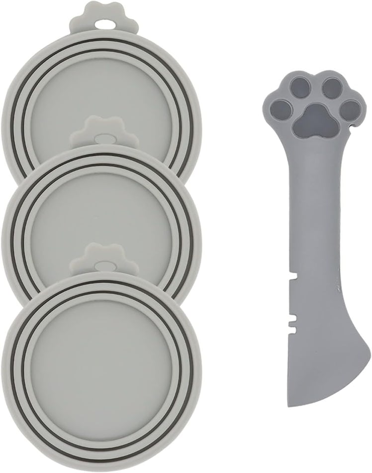 DORUI Universal Pet Food Can Covers and Spatula