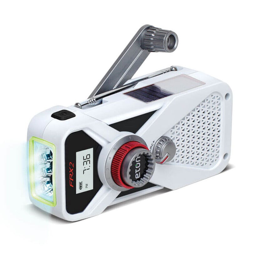 Emergency Hand Crank Weather Alert Radio with LED Flashlight