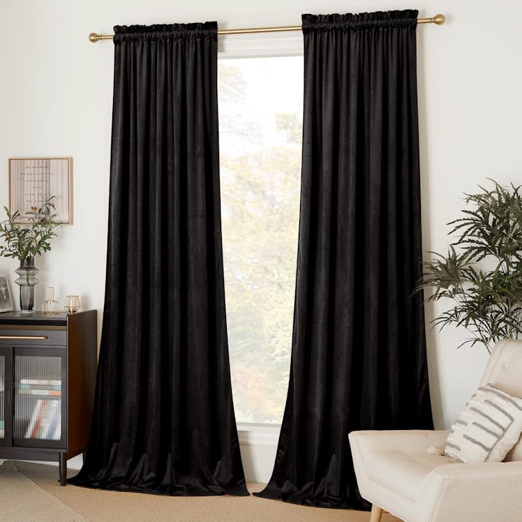 NICETOWN Velvet Blackout Curtains