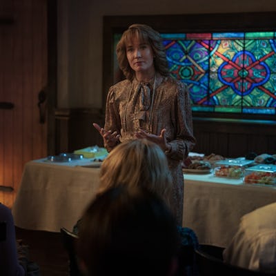 Anna Camp stars as Tracy Whitehead in Peacock's new horror-thriller 'Hysteria.'