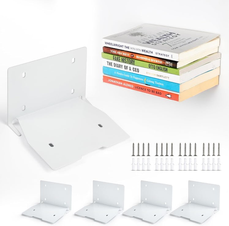 BigBcart Invisible Floating Book Shelves (4-Pack)