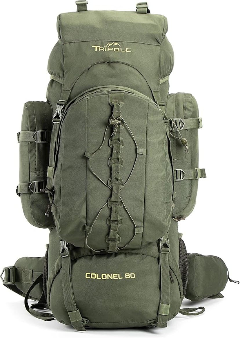 Tripole Colonel 95 Litres Rucksack and Detachable Day Pack, perfect for a family bug out bag