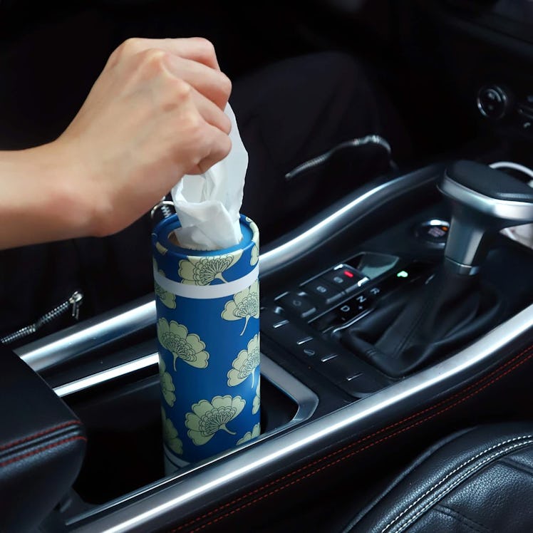 Winoo Design Car Cupholder Tissue Boxes (4-Pack)