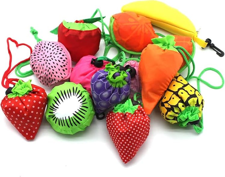 YUYIKES Reusable Fruit Shopping Bags (10-Pack)