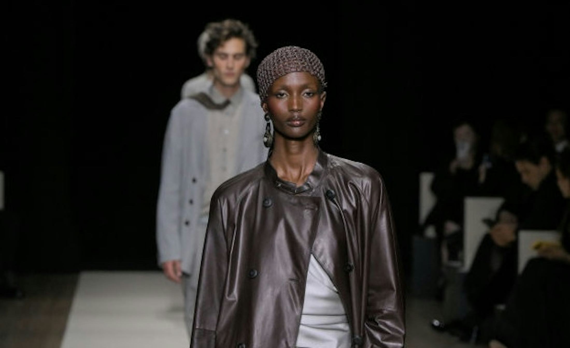 Armani’s S/S ’25 Show Featured A Double Eyeliner Look