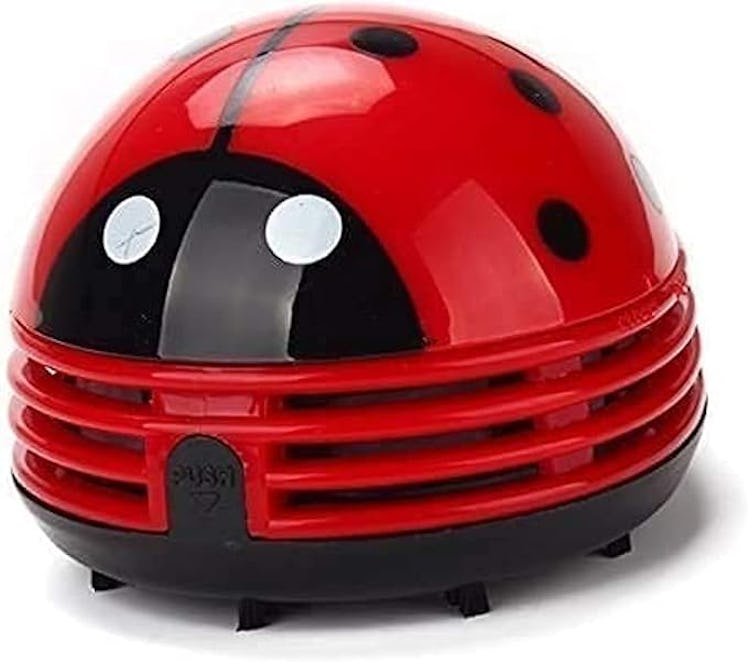 E ECSEM Mini Ladybug Desktop Vacuum