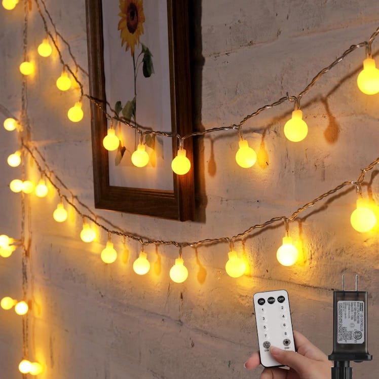 Minetom Globe String Lights