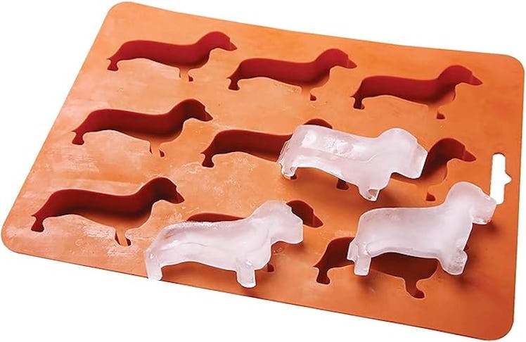 LYWUU Dachshund Dog Shaped Ice Mold