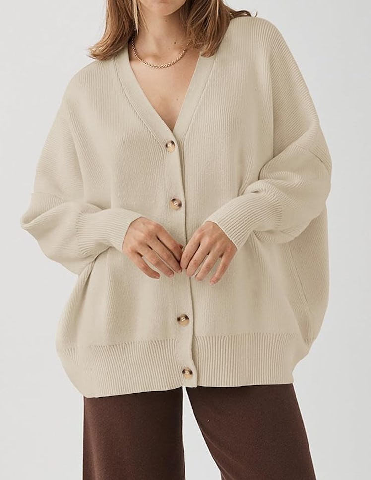 ZESICA Oversized Cardigan