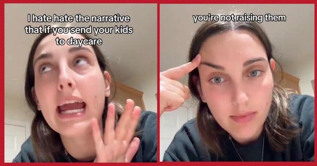 One mom is over the shaming of daycare.