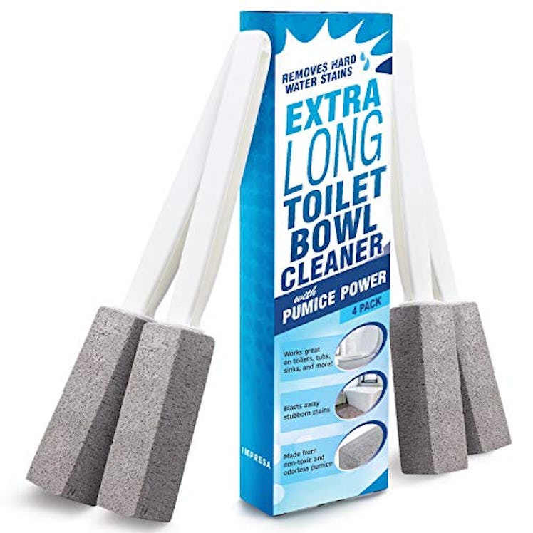 IMPRESA Toilet Bowl Pumice Stone (4-Pack)