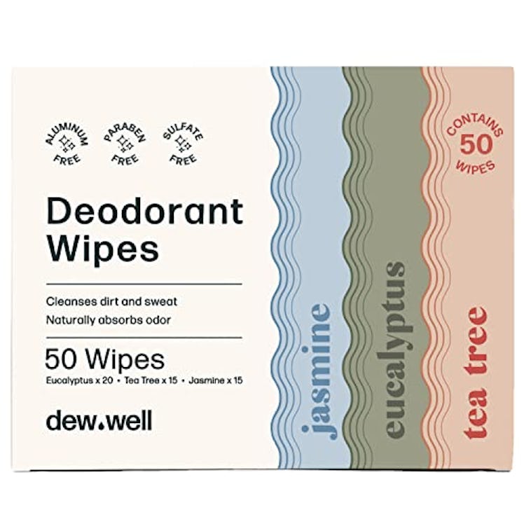 Dew Well Deodorant Wipes (50 Count)