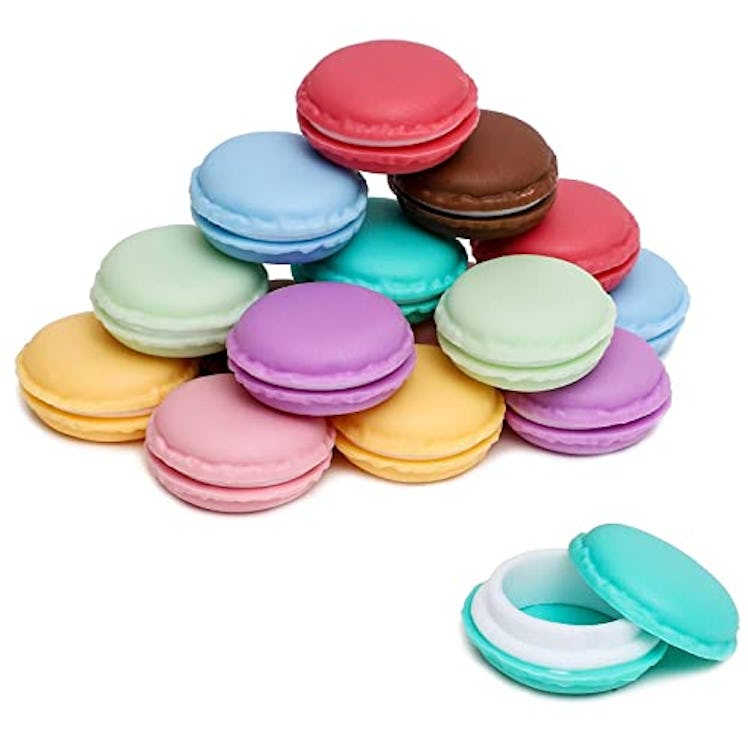 Juvale Macaron Pill Case (16-Pack)