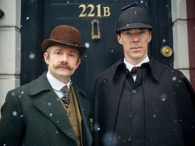 Benedict Cumberbatch and Martin Freeman in 'Sherlock.'