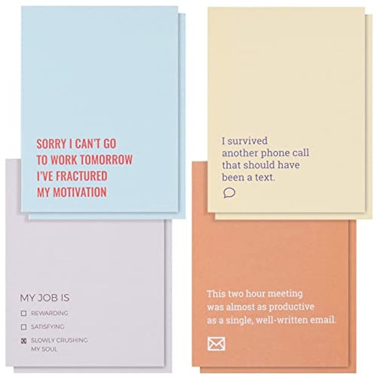 JUVALE Sarcastic Notepads (8-Pack)