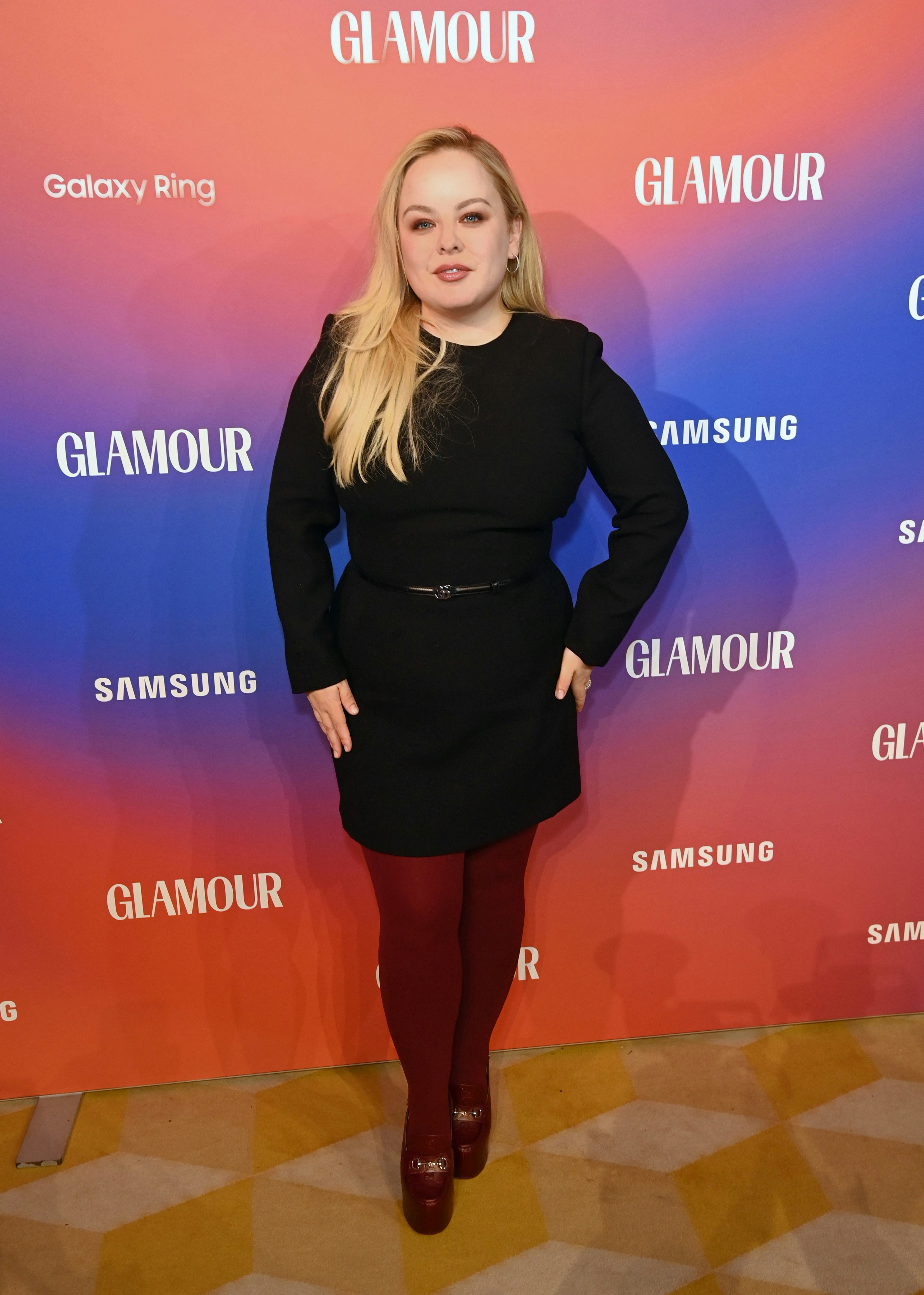 &lsquo;Bridgerton&rsquo; star Nicola Coughlan wore a Blair Waldorf-coded look.