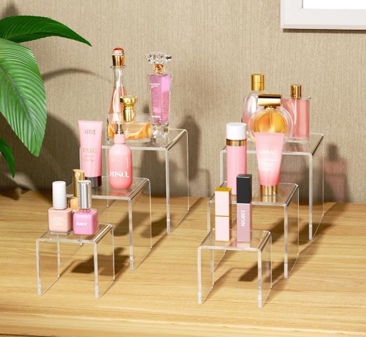 NIUBEE Acrylic Display Risers (2-Pack)