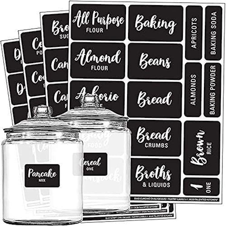 Talented Kitchen Chalkboard Pantry Labels (128 Pieces)