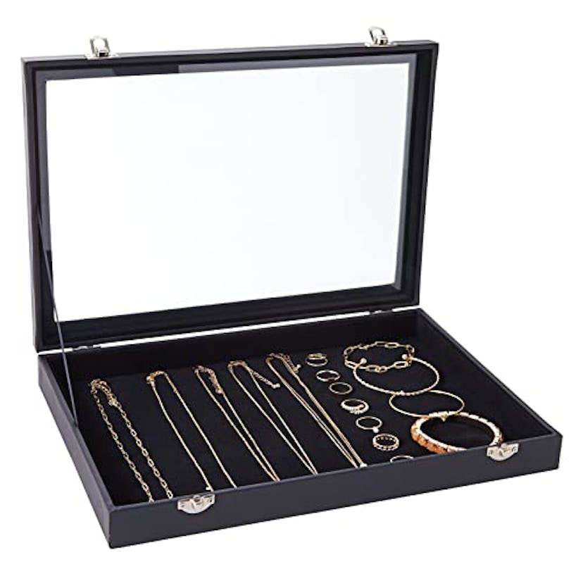 Juvale Velvet Jewelry Case