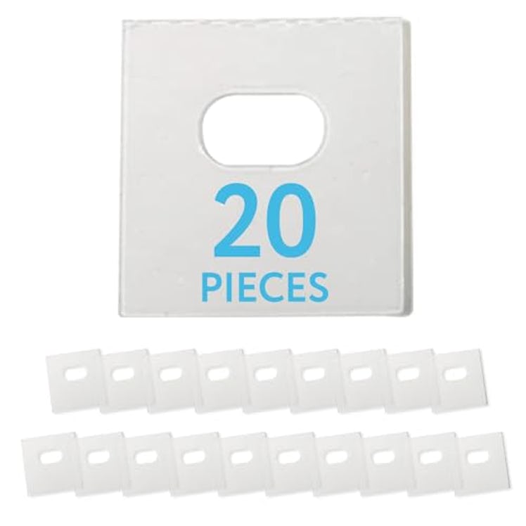 IMPRESA Clear Vertical Blind Repair Tabs (20 Pieces)