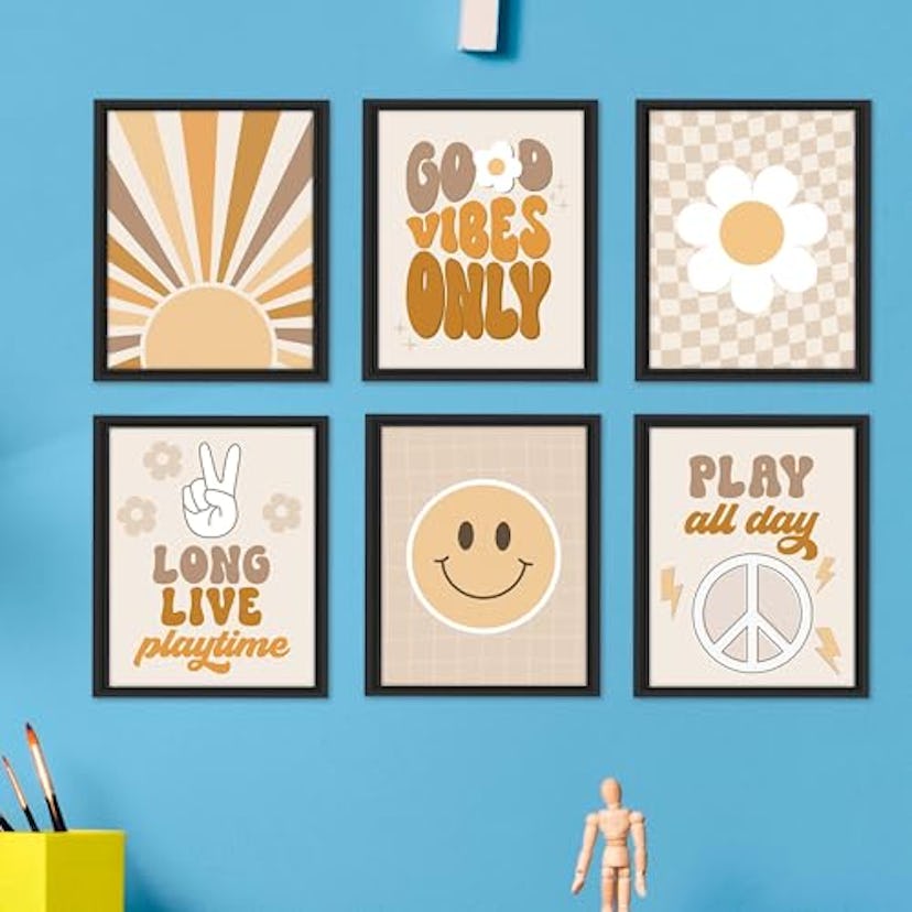 Hadley Designs Retro Wall Decor (6-Piece)