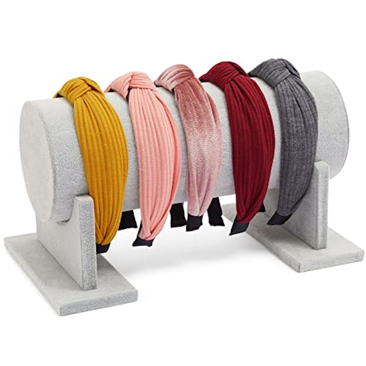 Juvale Velvet Headband Holder and Organizer Stand