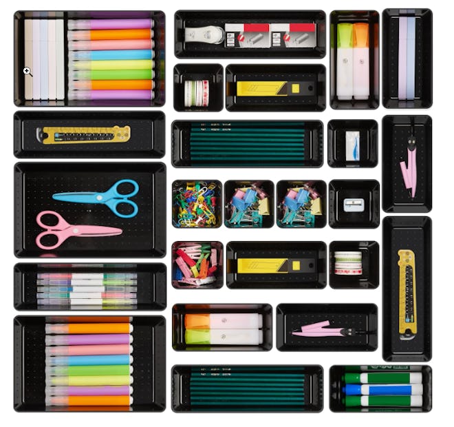 Vtopmart Office Desk Drawer Organizer Set (25-Piece)
