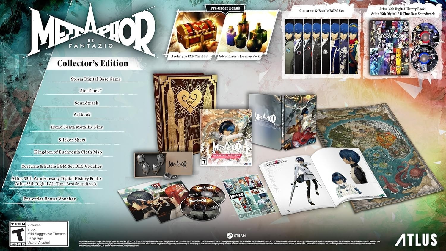 'Metaphor: ReFantazio' Release Time, File Size, and Collector's Edition Info