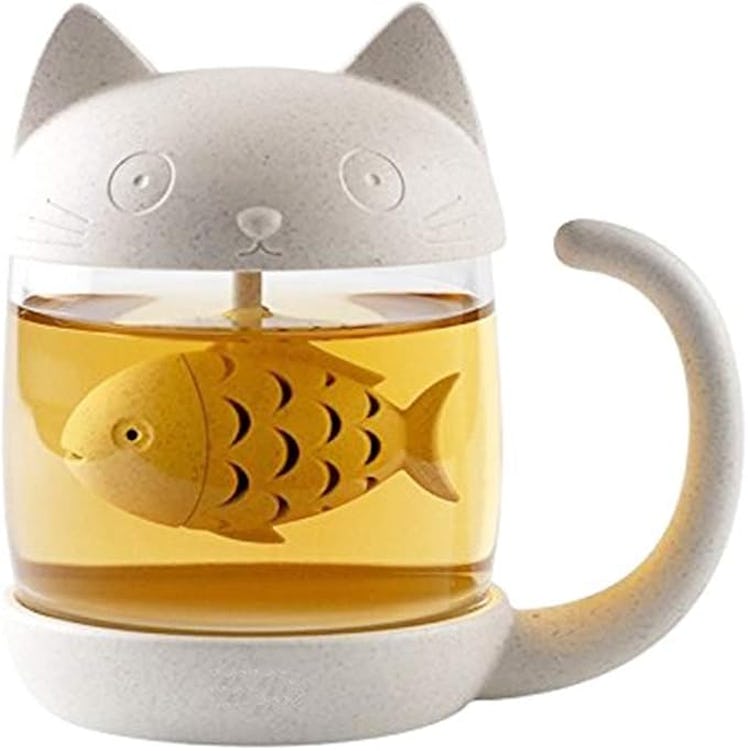 JEWOSTER Cat Tea Mug Infuser