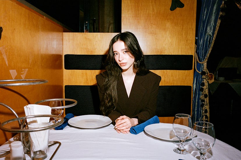 Portrait of actress Mikey Madison at Tatiana Grill in Coney Island, Brooklyn, NY.