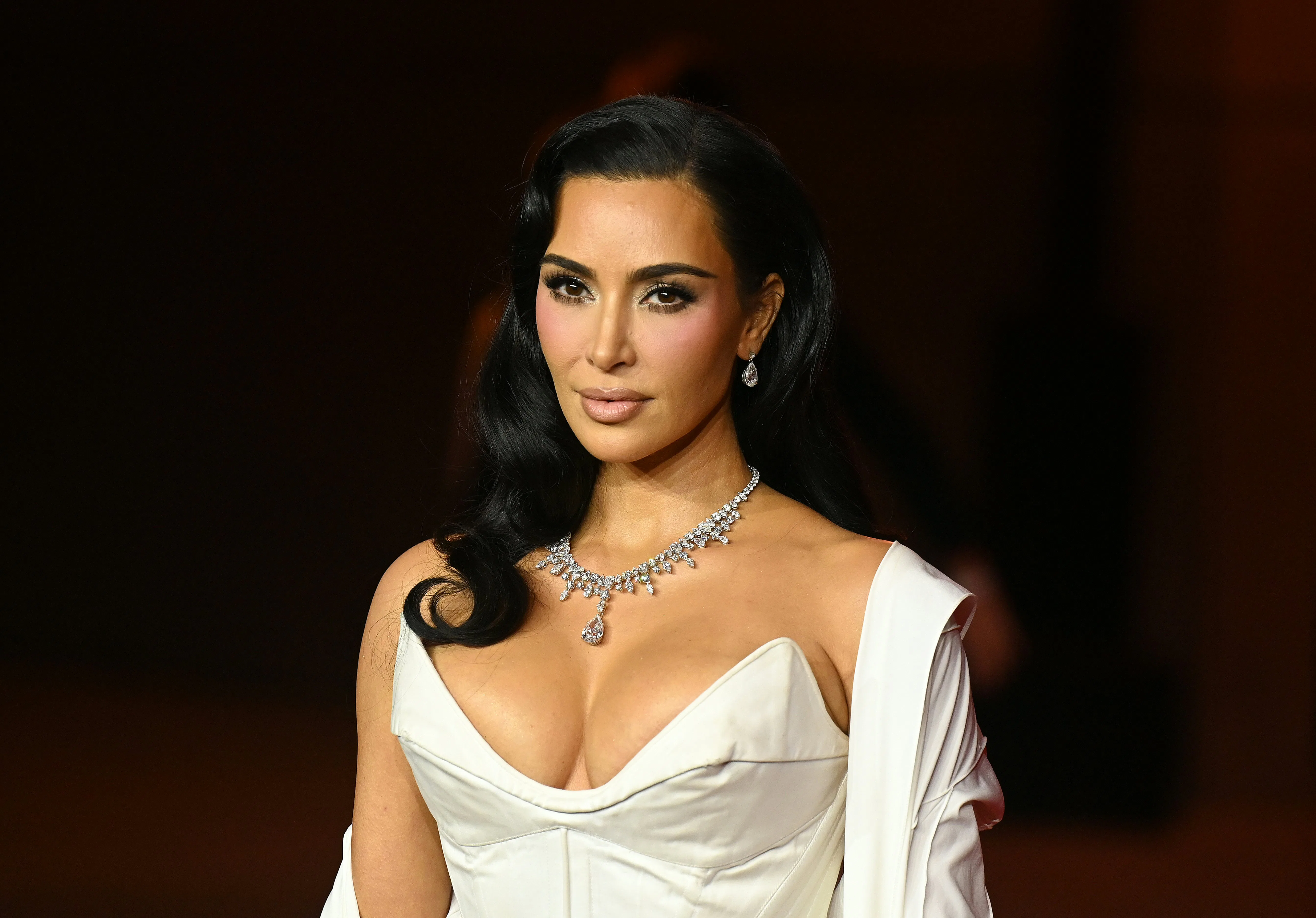 Kim Kardashian's Nude PVC Dress Redefines The Classic "Birthday Suit" Kim Kardashian's Nude PVC Dress Redefines The Classic "Birthday Suit"