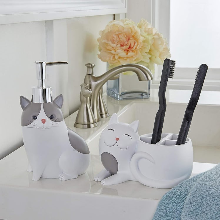 SKL Home Cat Toothbrush Holder