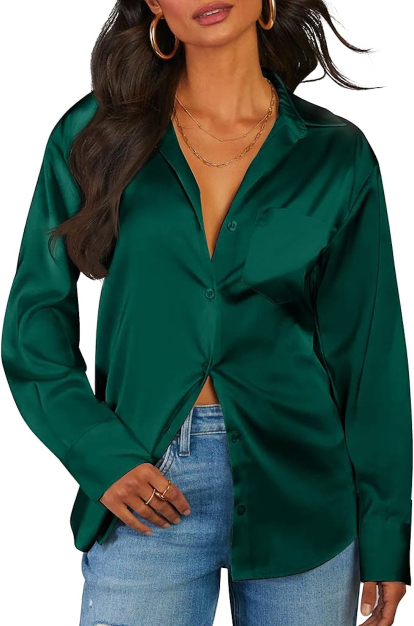 CBOO Satin Blouse