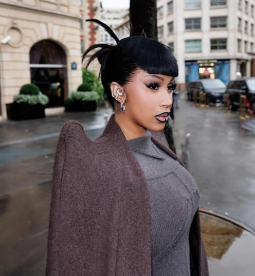 Cardi B Paris Fashion Week Rick Owens