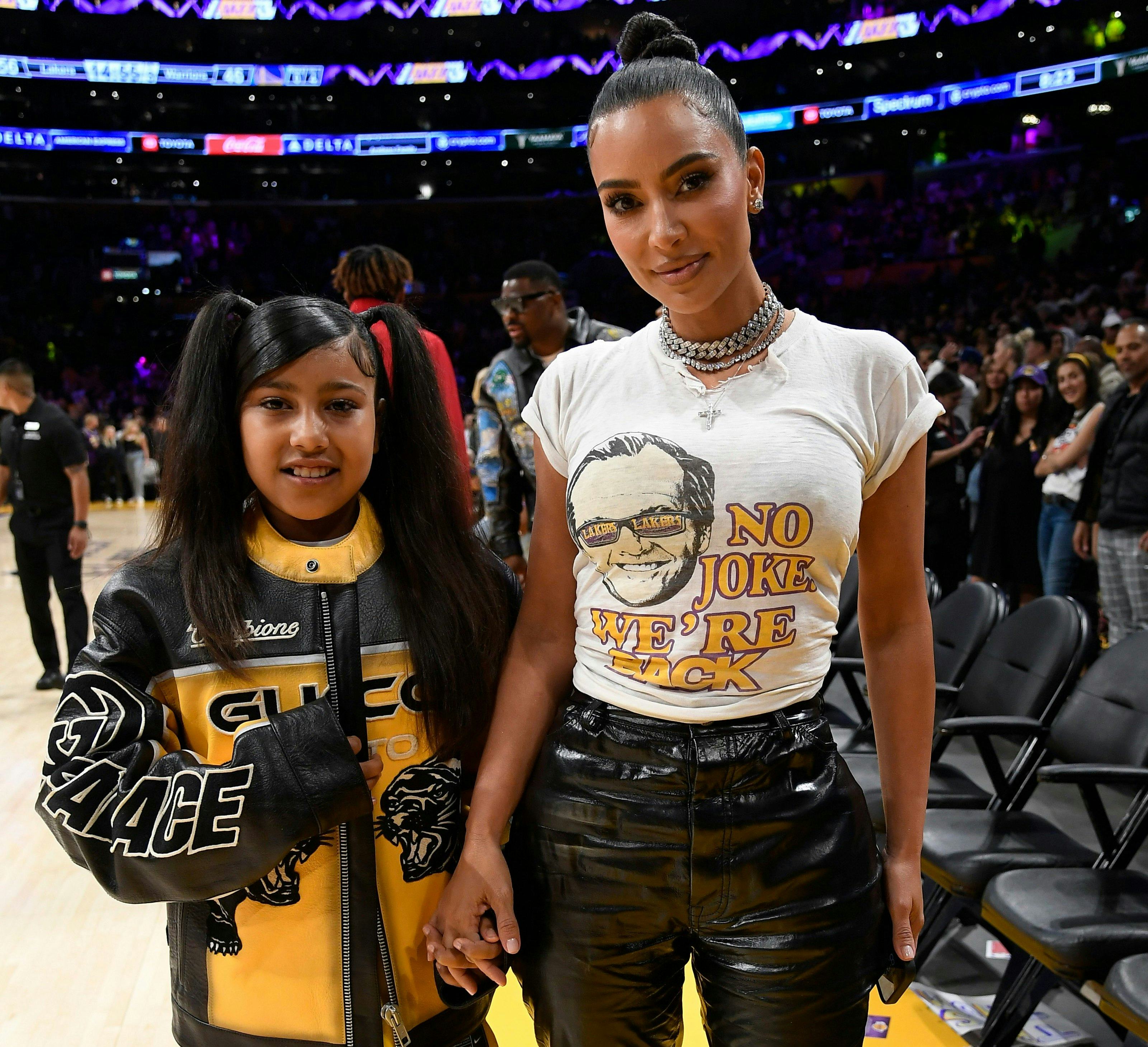 North West got Kim Kardashian a bizarre diamond necklace birthday gift.
