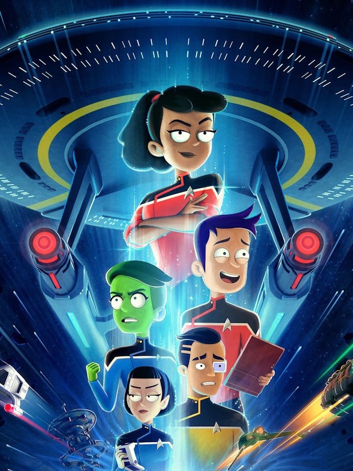 The season 5 poster for 'Star Trek: Lower Decks.'