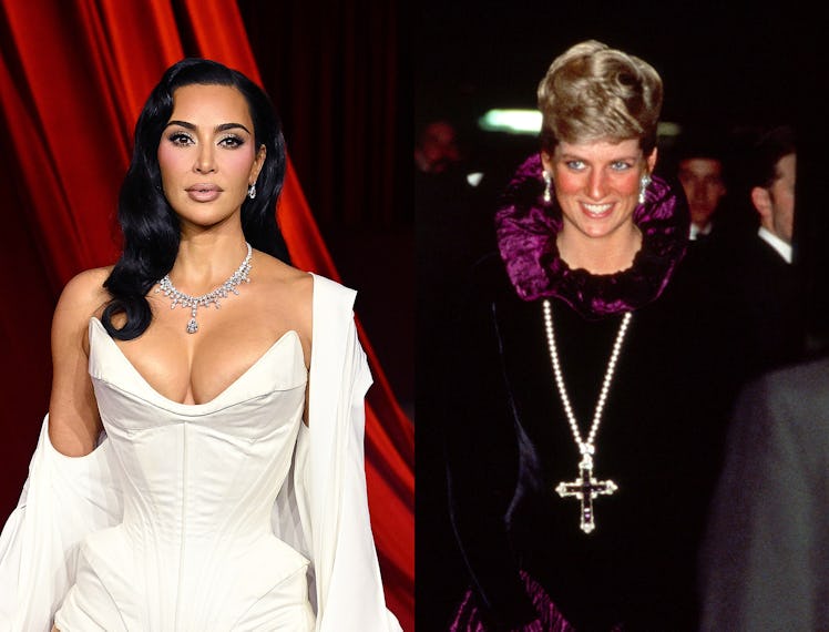 Kim Kardashian and Princess Diana.